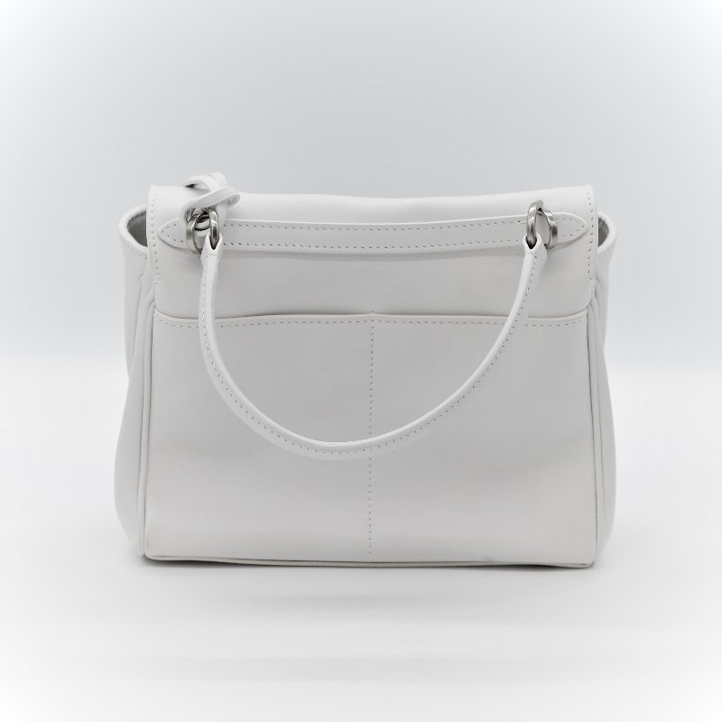 Balenciaga 巴黎世家 Rodeo Mini 白色羊皮 手提包 單肩包 斜挎包-4