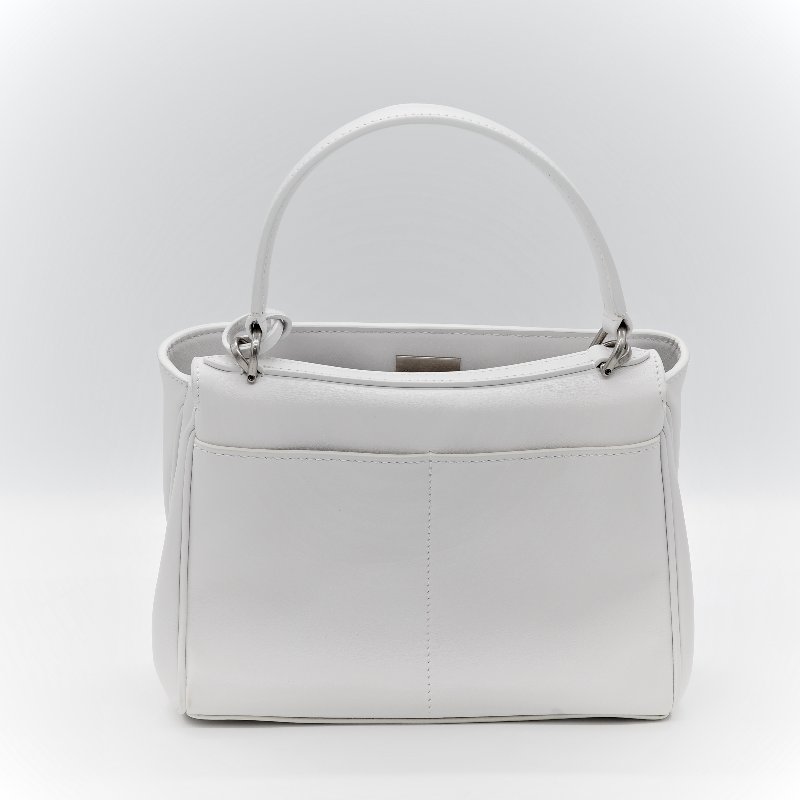 Balenciaga 巴黎世家 Rodeo Mini 白色羊皮 手提包 單肩包 斜挎包-13