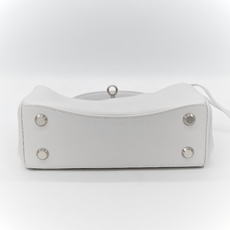 Balenciaga 巴黎世家 Rodeo Mini 白色羊皮 手提包 單肩包 斜挎包-16