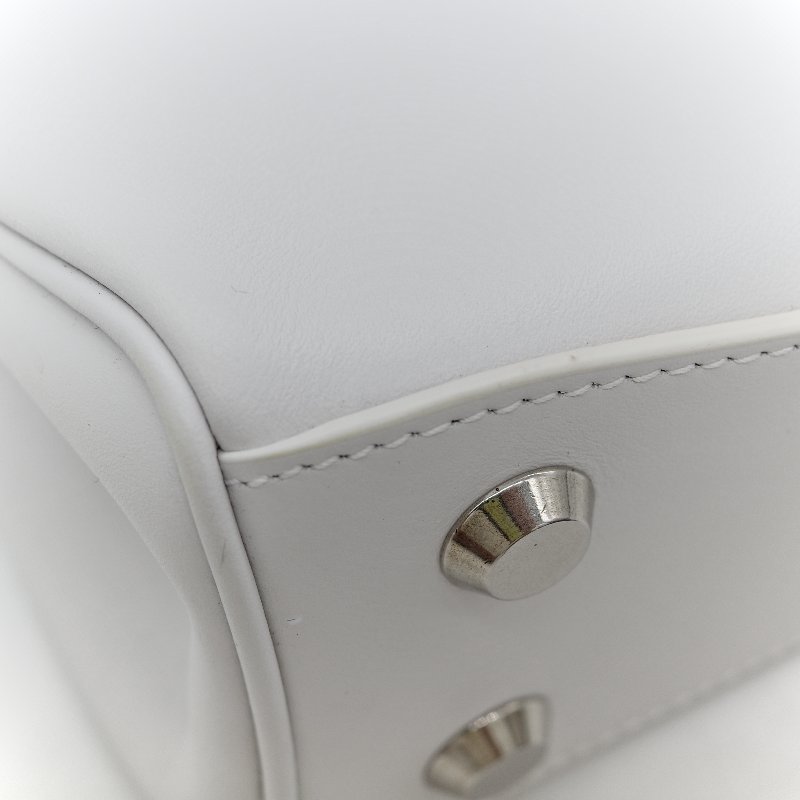 Balenciaga 巴黎世家 Rodeo Mini 白色羊皮 手提包 單肩包 斜挎包-18