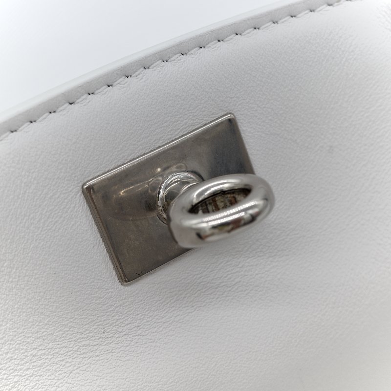 Balenciaga 巴黎世家 Rodeo Mini 白色羊皮 手提包 單肩包 斜挎包-24