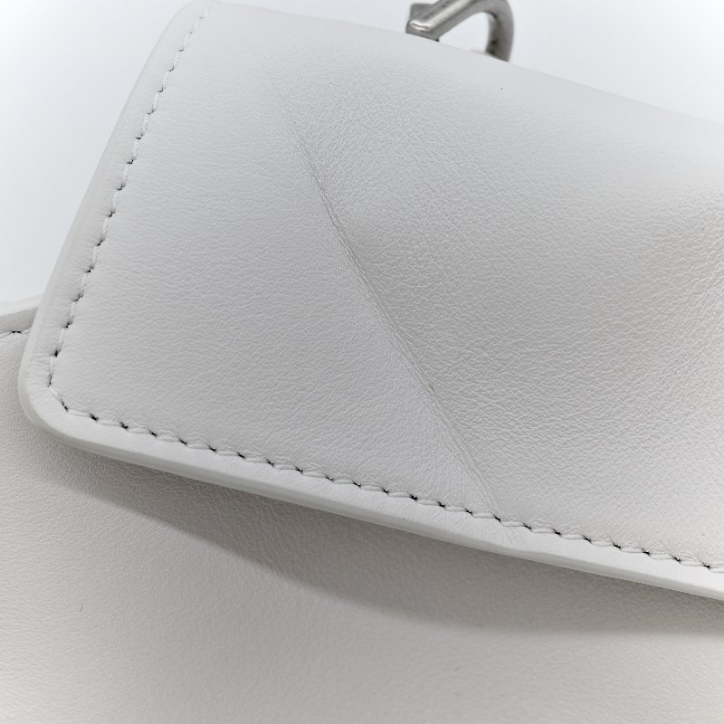 Balenciaga 巴黎世家 Rodeo Mini 白色羊皮 手提包 單肩包 斜挎包-29