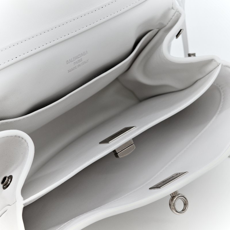 Balenciaga 巴黎世家 Rodeo Mini 白色羊皮 手提包 單肩包 斜挎包-35