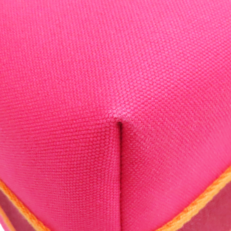 芙蓉花色 帆布 Bride-a-Brac 收納包【HERMES 愛馬仕】 H104223M 04-8