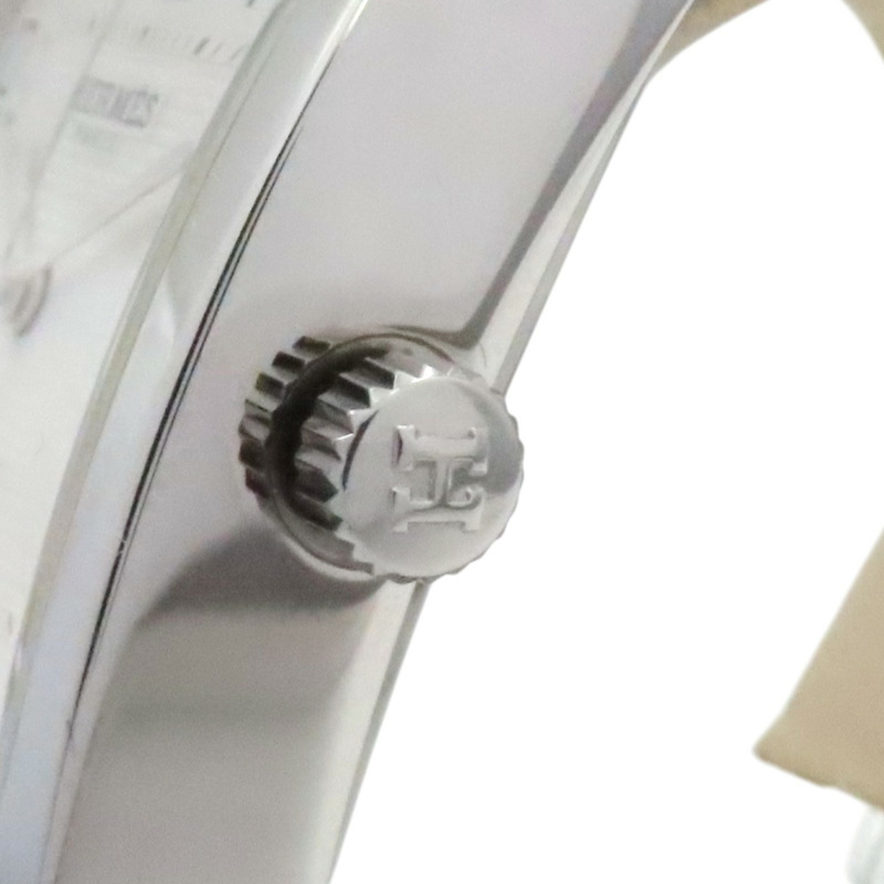 Heure H Hour 自動上鍊機械 腕錶 白錶面 棕色牛皮錶帶【HERMES 愛馬仕】 HH2.810.220-6