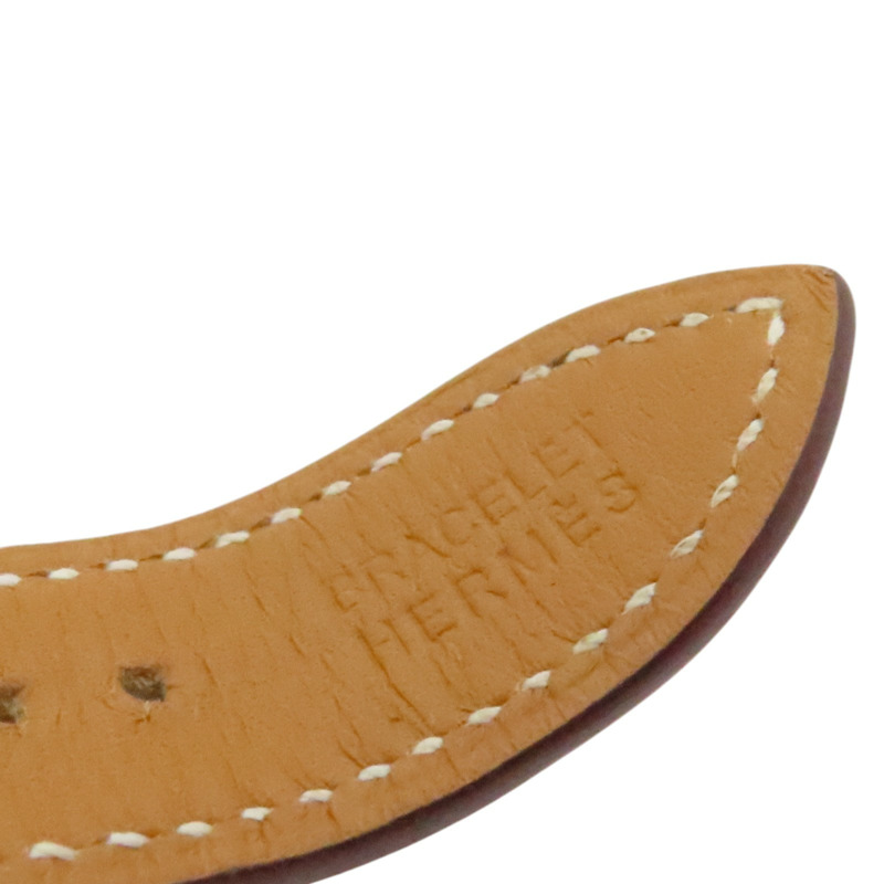Heure H Hour 自動上鍊機械 腕錶 白錶面 棕色牛皮錶帶【HERMES 愛馬仕】 HH2.810.220-15
