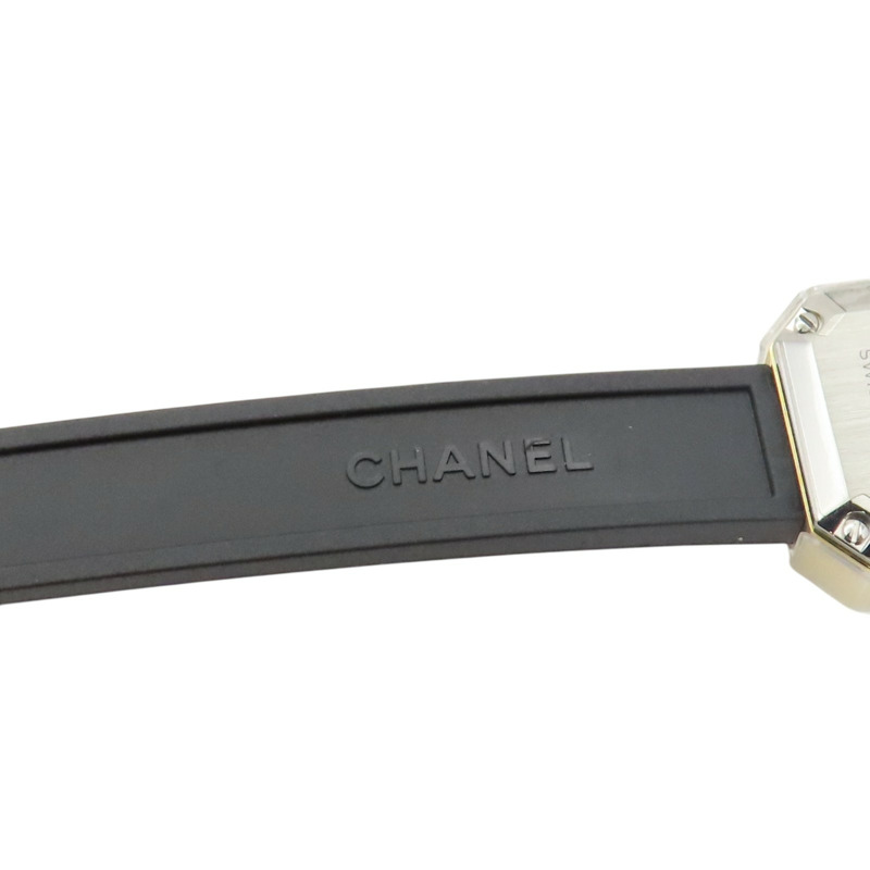 Premiere Ribbon 腕錶 黃金×鈦金屬 黑色橡膠錶帶 黑色錶盤【CHANEL 香奈兒】 H6125-7