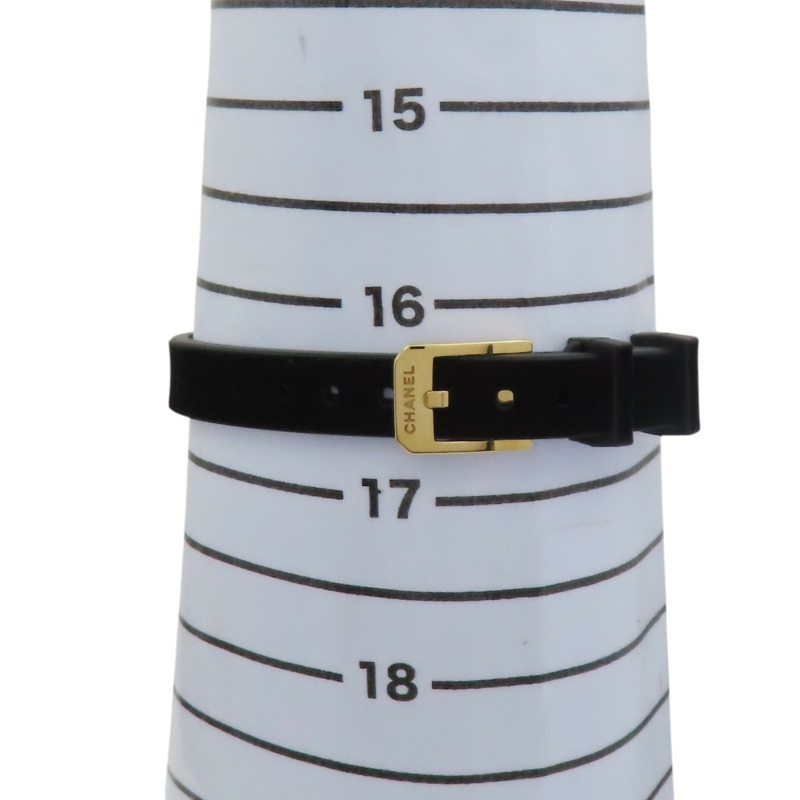 Premiere Ribbon 腕錶 黃金×鈦金屬 黑色橡膠錶帶 黑色錶盤【CHANEL 香奈兒】 H6125-8