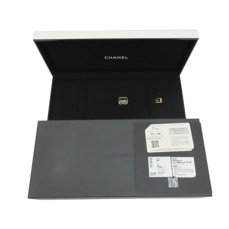 Premiere Ribbon 腕錶 黃金×鈦金屬 黑色橡膠錶帶 黑色錶盤【CHANEL 香奈兒】 H6125-9