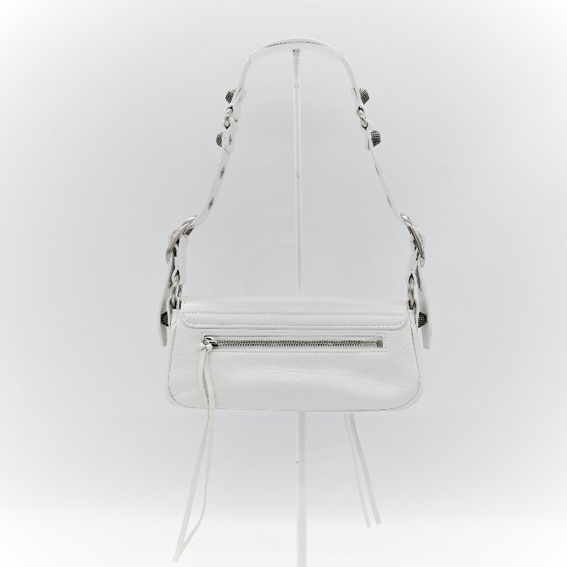 Balenciaga 巴黎世家 白色 單肩包-4