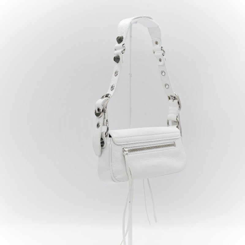 Balenciaga 巴黎世家 白色 單肩包-5