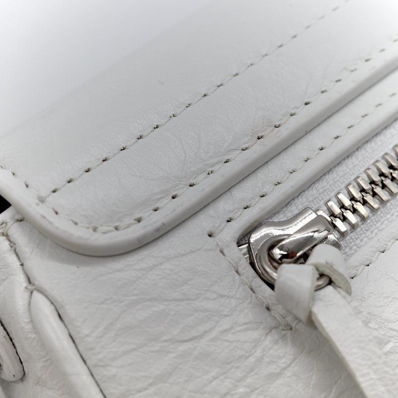 Balenciaga 巴黎世家 白色 單肩包-13