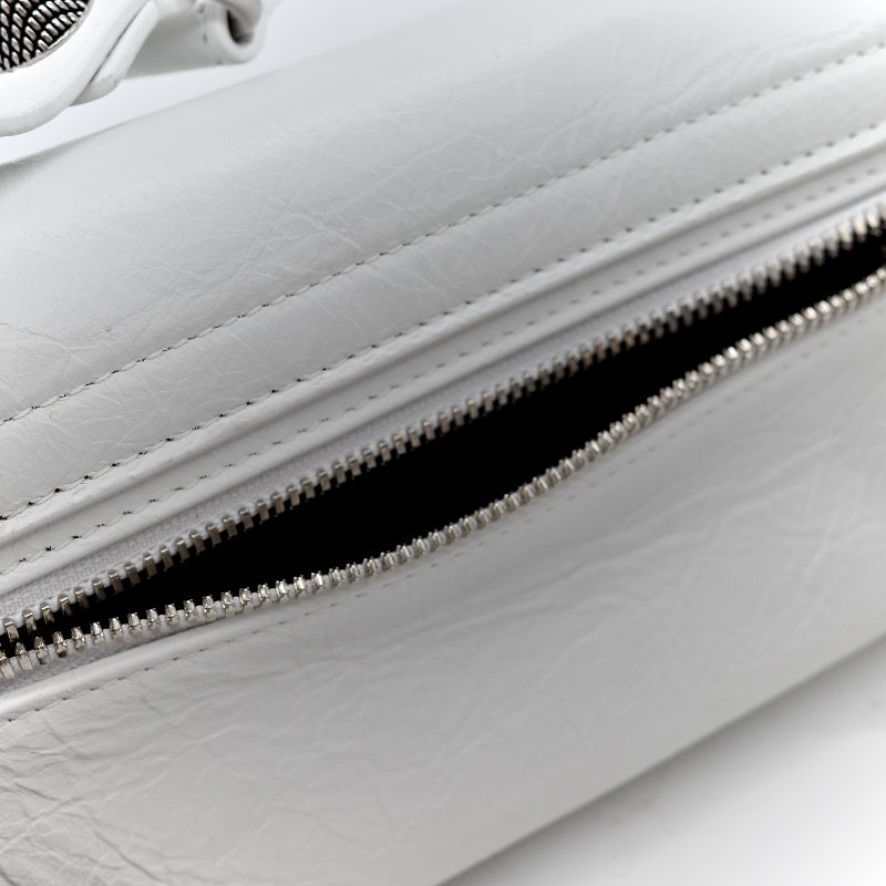 Balenciaga 巴黎世家 白色 單肩包-14