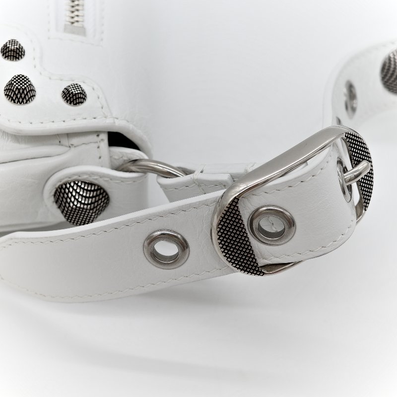 Balenciaga 巴黎世家 白色 單肩包-15