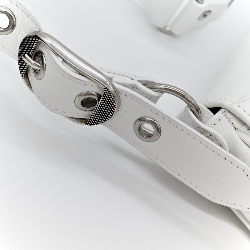 Balenciaga 巴黎世家 白色 單肩包-17