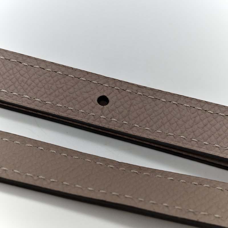 Moynat 莫奈 Gabrielle 大象灰 牛皮 銀扣手提包 肩背包 兩用-26