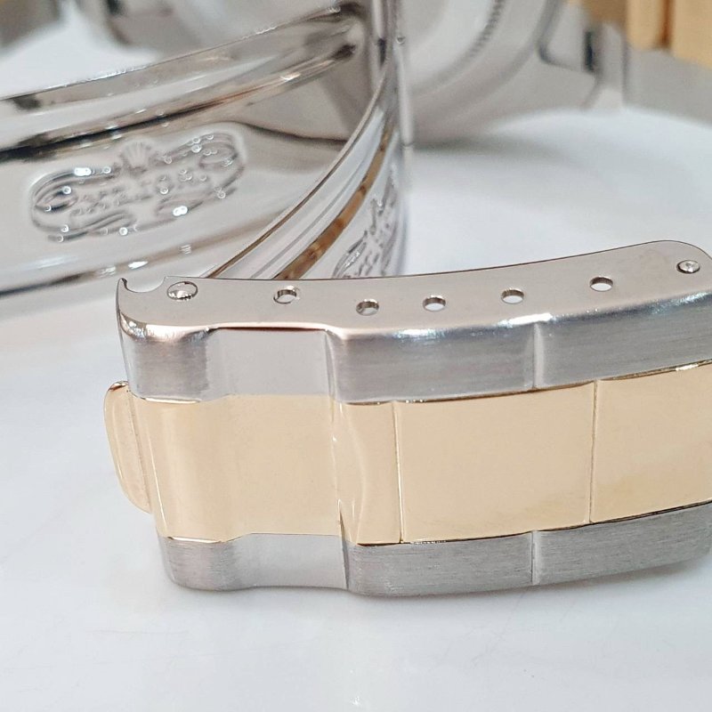 【大眾名錶】ROLEX 勞力士 16623 Yacht-Master 遊艇名仕 18K半金 貝殼面 鑽石及藍寶石時標 錶徑40mm 自動上鍊 G245-7