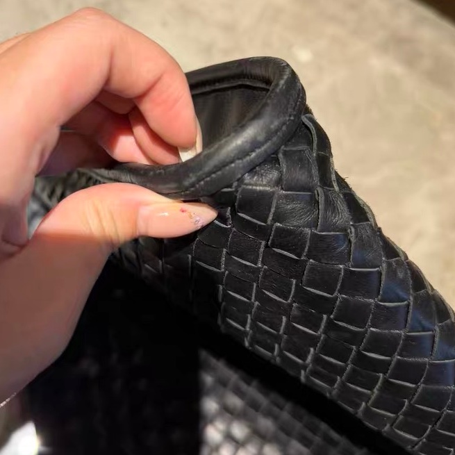 Bottega Veneta bv編織公文包|經典黑色  🈚肩帶-4