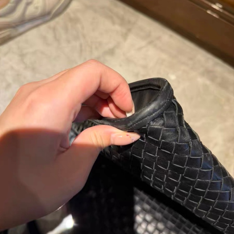 Bottega Veneta bv編織公文包|經典黑色  🈚肩帶-10
