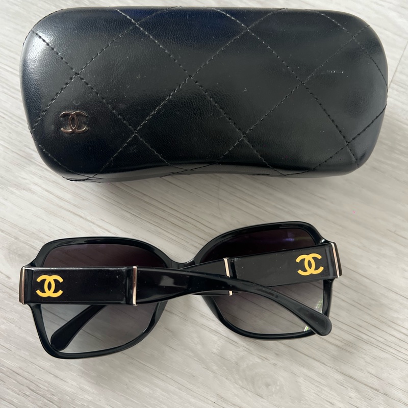 Chanel 5230Q 太陽眼鏡（大框方形系列） 小臉神器 割愛6580  正常使用痕跡 有盒 這個現在有的話新款都要20,000起跳了-5