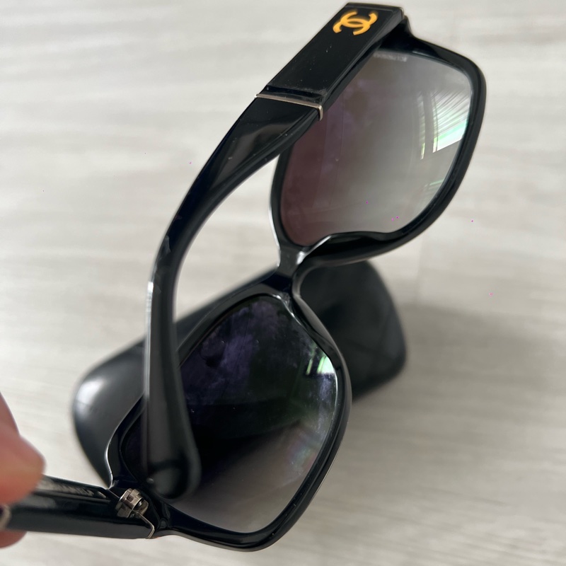 Chanel 5230Q 太陽眼鏡（大框方形系列） 小臉神器 割愛6580  正常使用痕跡 有盒 這個現在有的話新款都要20,000起跳了-10