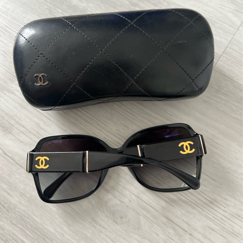 Chanel 5230Q 太陽眼鏡（大框方形系列） 小臉神器 割愛6580  正常使用痕跡 有盒 這個現在有的話新款都要20,000起跳了-13