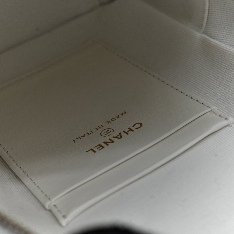 Chanel 香奈兒 白色 荔枝 小雙肩包-13