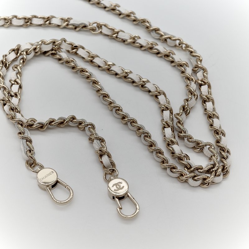 Chanel 香奈兒 白色 荔枝 小雙肩包-16