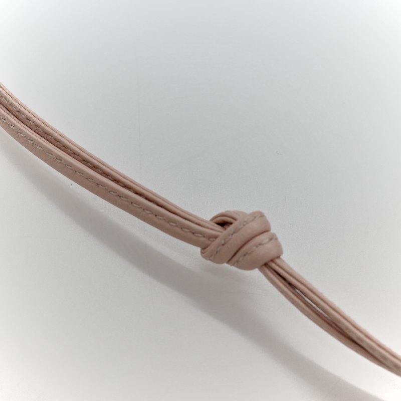 Bottega Veneta 寶緹嘉 粉色 編織 牛皮 斜挎包-9