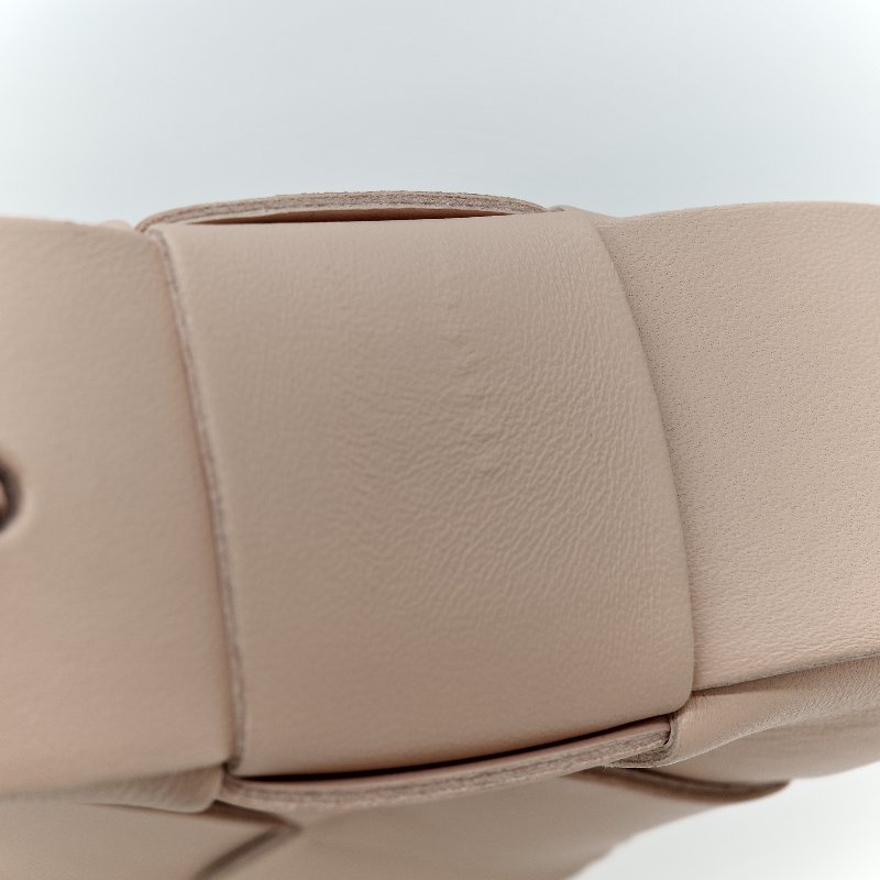 Bottega Veneta 寶緹嘉 粉色 編織 牛皮 斜挎包-14