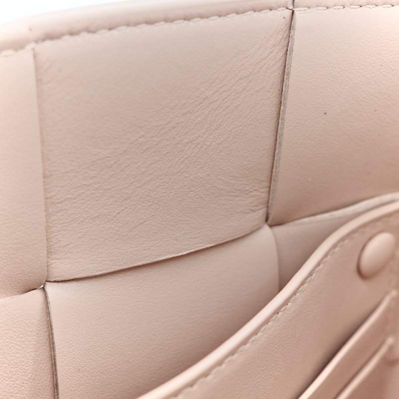 Bottega Veneta 寶緹嘉 粉色 編織 牛皮 斜挎包-22