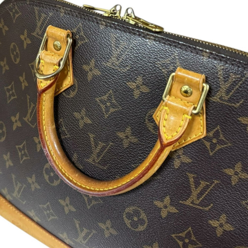 路易威登 Alma Monogram 手提包，帆布 M51130 棕色，女士 LOUIS VUITTON-12