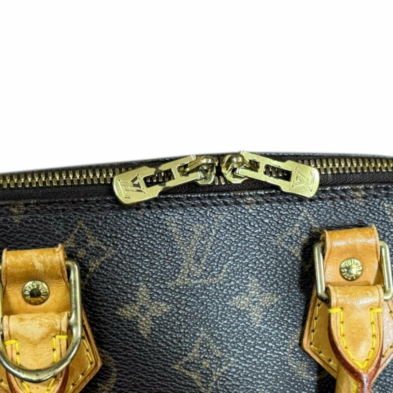 路易威登 Alma Monogram 手提包，帆布 M51130 棕色，女士 LOUIS VUITTON-15