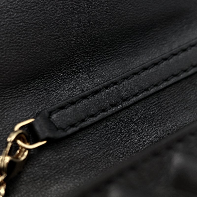 Fendi 芬迪 黑色 羊皮 腰包-17