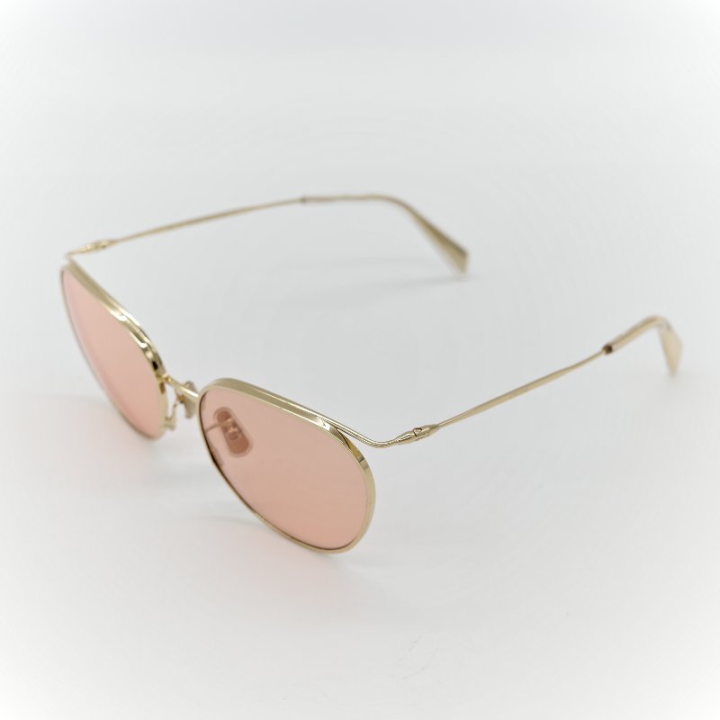 Celine 思琳 透明淺橘 彩色鏡片 夏日防曬墨鏡 40136U-2