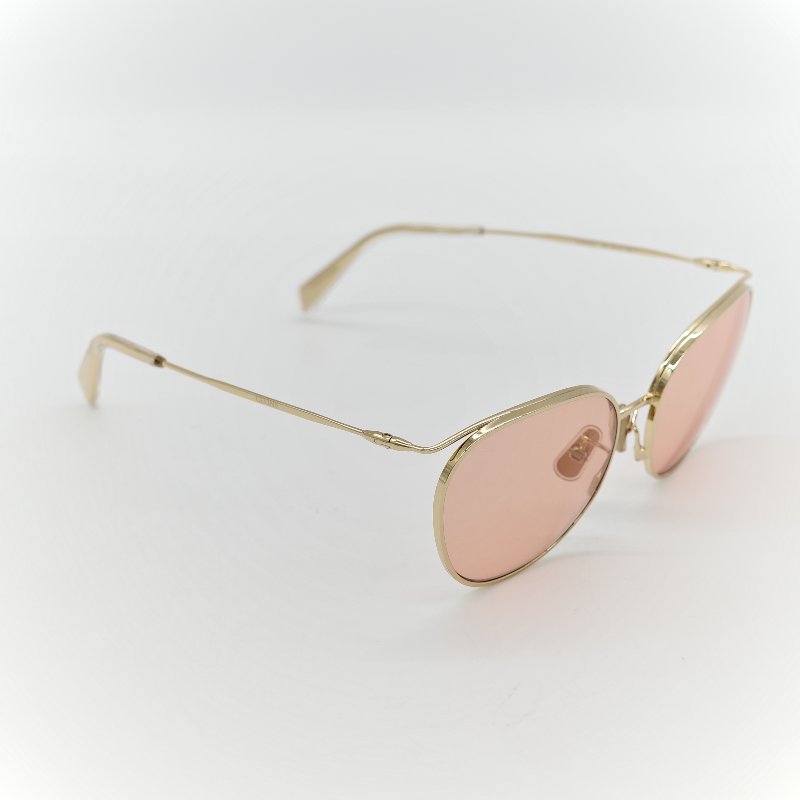 Celine 思琳 透明淺橘 彩色鏡片 夏日防曬墨鏡 40136U-3