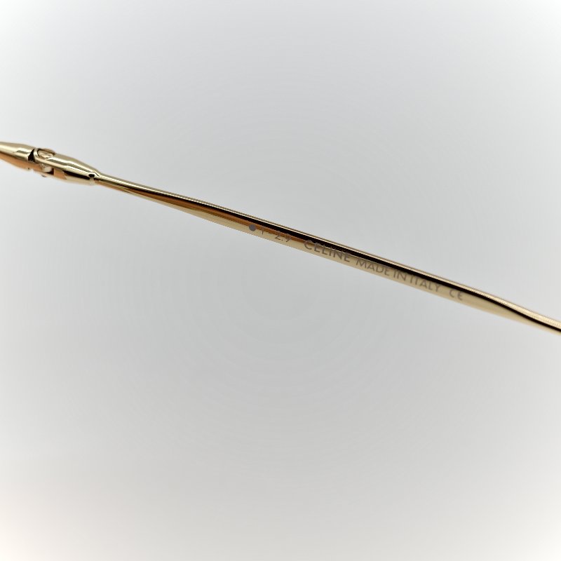 Celine 思琳 透明淺橘 彩色鏡片 夏日防曬墨鏡 40136U-12