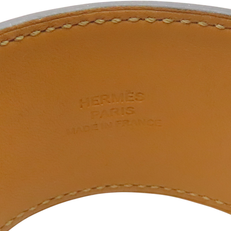 紫色 牛皮 CDC 24 銀釦 手環 P刻【HERMES 愛馬仕】 H079501CK-5