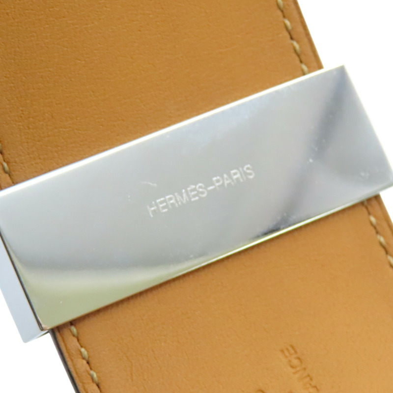 紫色 牛皮 CDC 24 銀釦 手環 P刻【HERMES 愛馬仕】 H079501CK-6