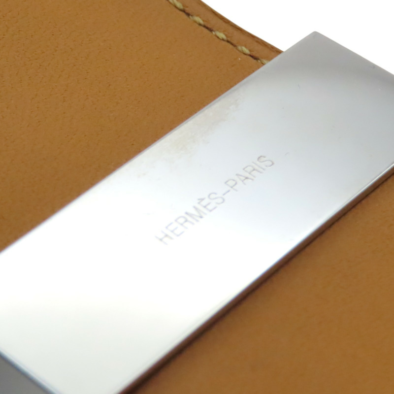 紫色 牛皮 CDC 24 銀釦 手環 P刻【HERMES 愛馬仕】 H079501CK-8