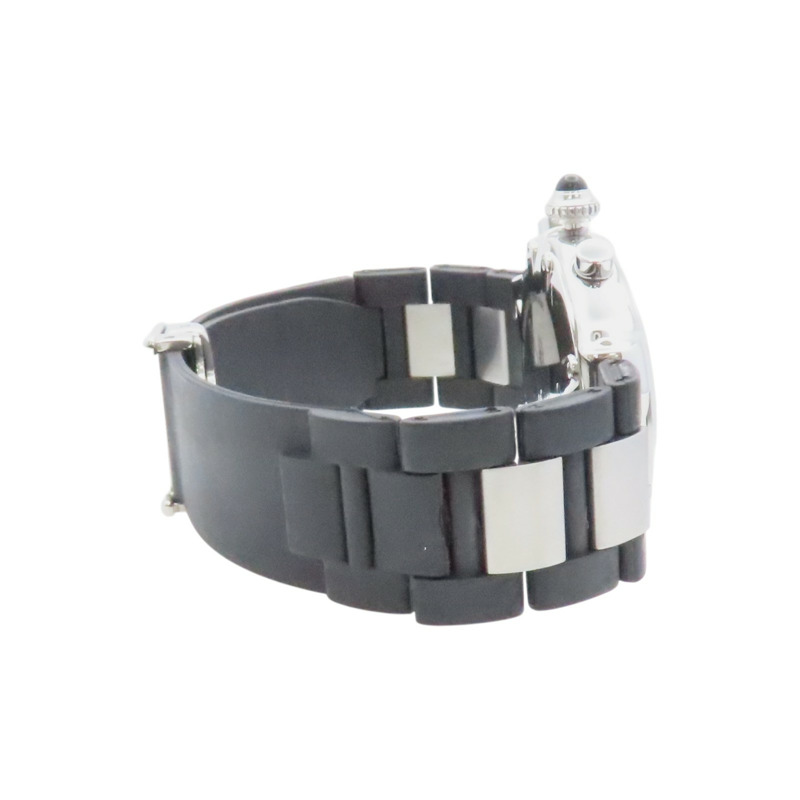 黑錶面 不鏽鋼錶帶 Must 21 Chronoscaph 鋼石英男錶【Cartier 卡地亞】 W10125U2-5