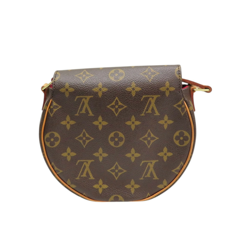 棕色 原花帆布 Tambourin 肩背包【LOUIS VUITTON LV 路易威登】 M51179-1