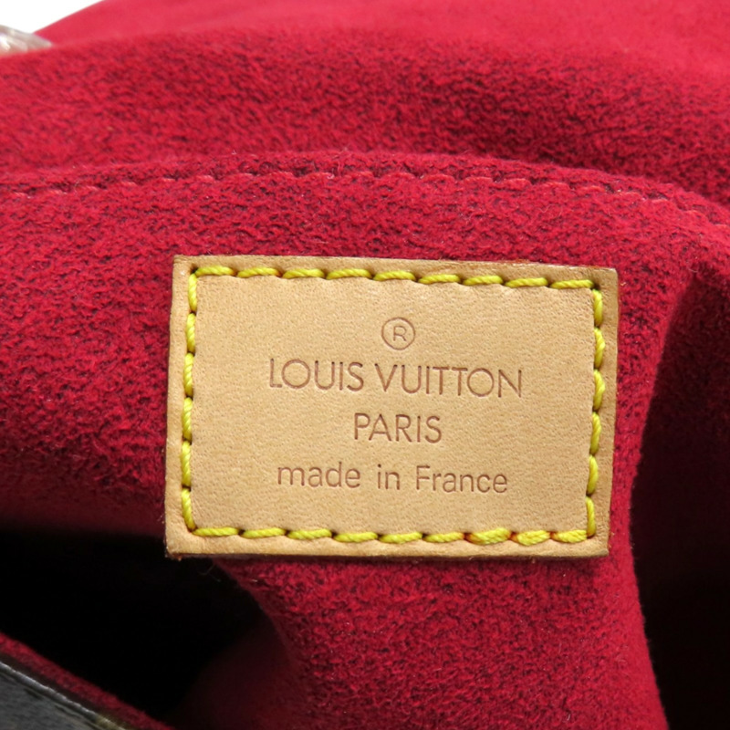 棕色 原花帆布 Tambourin 肩背包【LOUIS VUITTON LV 路易威登】 M51179-5