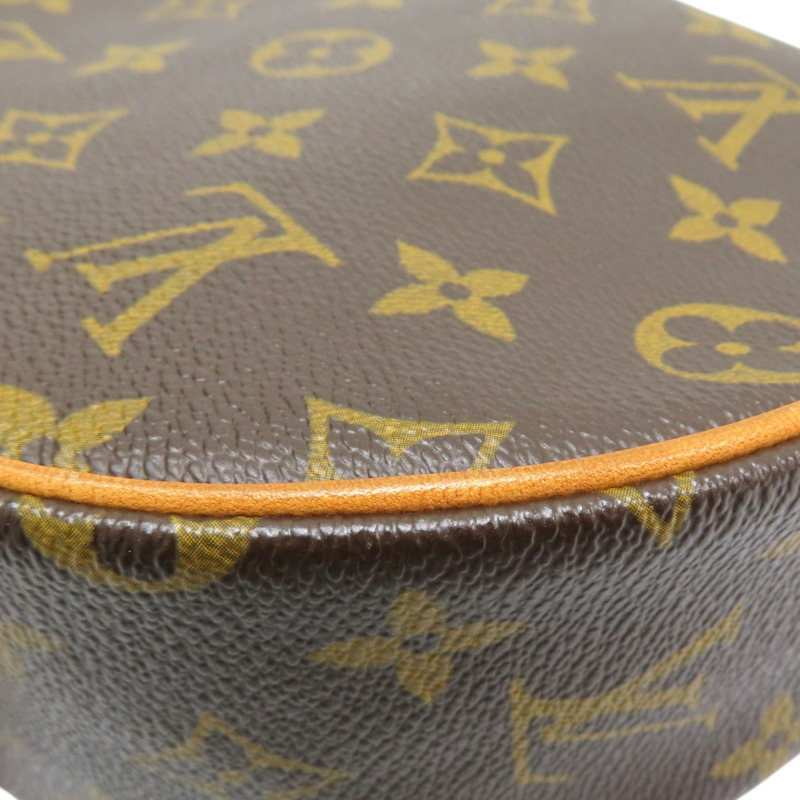 棕色 原花帆布 Tambourin 肩背包【LOUIS VUITTON LV 路易威登】 M51179-9