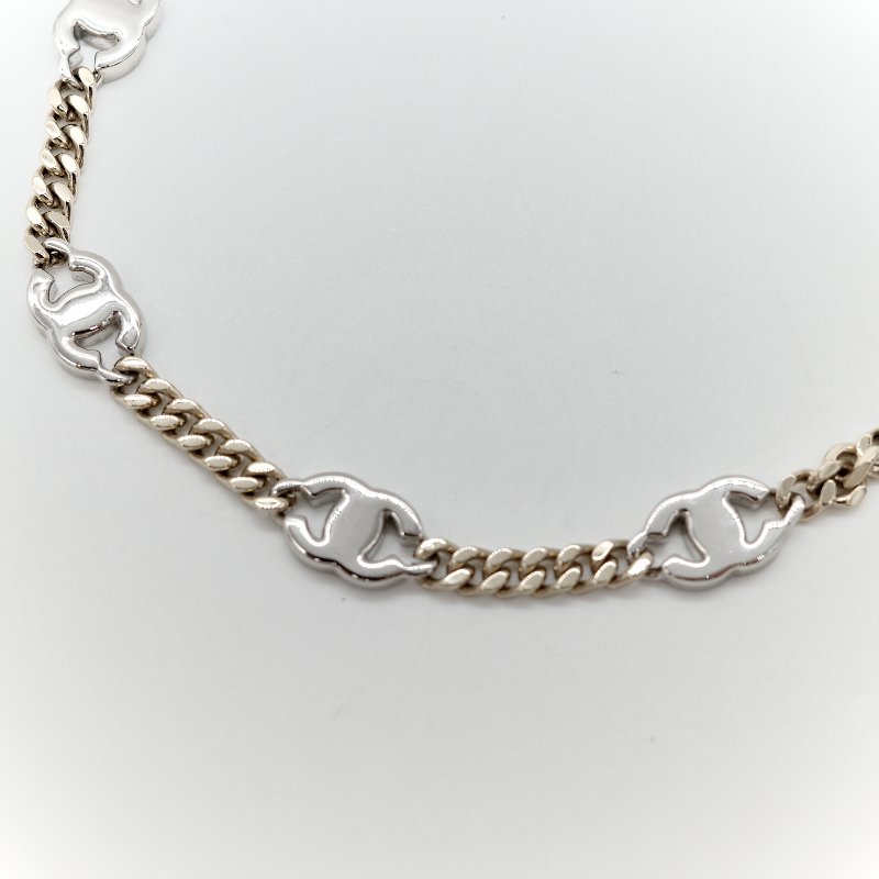 Chanel 香奈兒 珍珠 CC 水鑽 項鍊-16