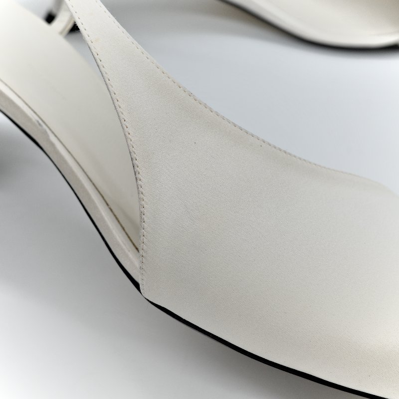 kHAITE白色 羊皮 貓跟鞋-8