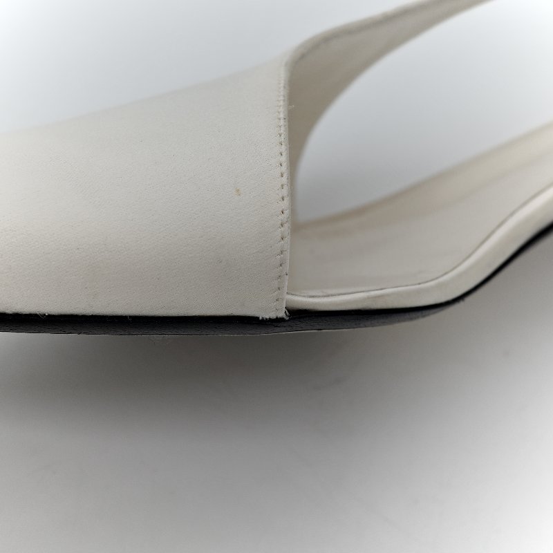 kHAITE白色 羊皮 貓跟鞋-12