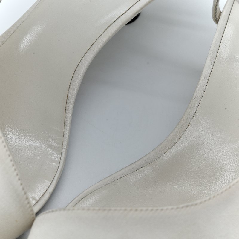 kHAITE白色 羊皮 貓跟鞋-18