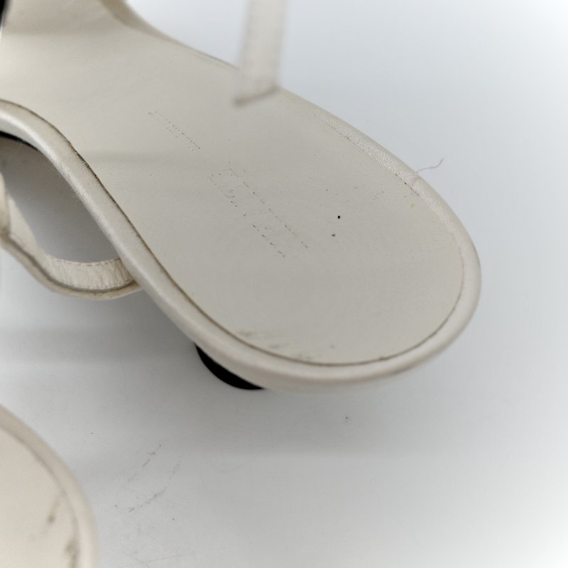 kHAITE白色 羊皮 貓跟鞋-20