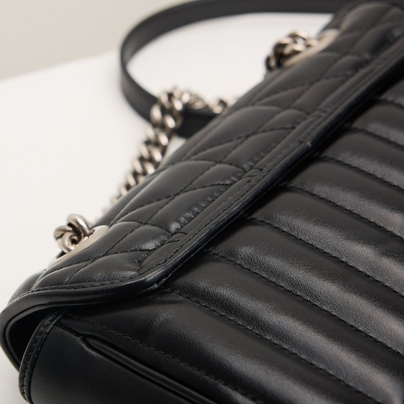 二手Gucci Marmont 22黑銀-12